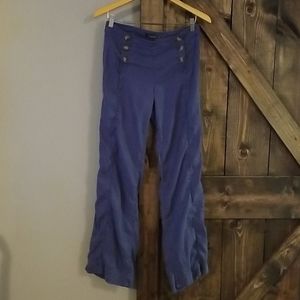 Anthropologie Level 99 Linen Straight Leg Pants.